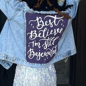 Custom Taylor Swift Jean Jacket